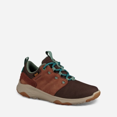 Teva Arrowood Venture WP - Women's Teva Lace Ups - Brown | India (BODU54702)